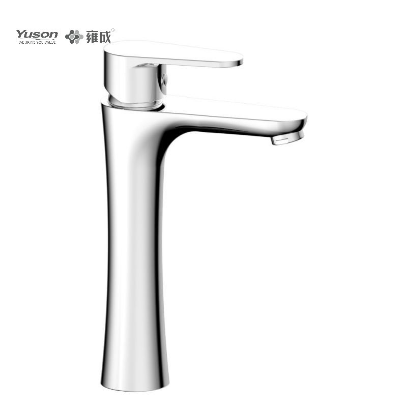 3377-31 Vòi bằng đồng thau Máy trộn lưu vực cao cấp nước nóng và lạnh gắn trên boong có cần gạt đơn