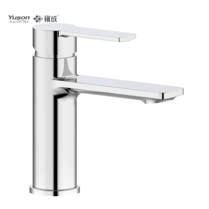 3378-30 Vòi bằng đồng thau Vòi chậu nước nóng lạnh gắn trên boong có đòn bẩy đơn