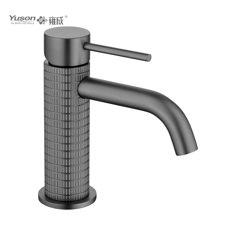3376-30 Vòi đồng thau Máy trộn lưu vực gắn trên boong có đòn bẩy đơn không có chất thải bằng đồng thau